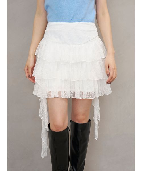 SNIDEL(スナイデル)の「ツイストフリルミニスカショーパン(その他パンツ・レディース・グレー/ホワイト/ピンク・F)」の21枚目の写真