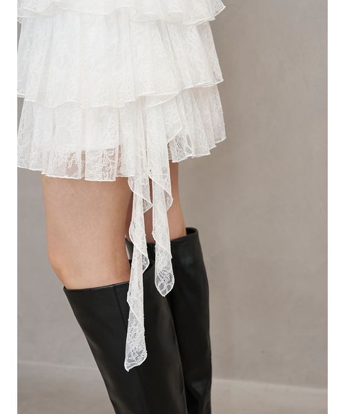 SNIDEL(スナイデル)の「ツイストフリルミニスカショーパン(その他パンツ・レディース・グレー/ホワイト/ピンク・F)」の14枚目の写真