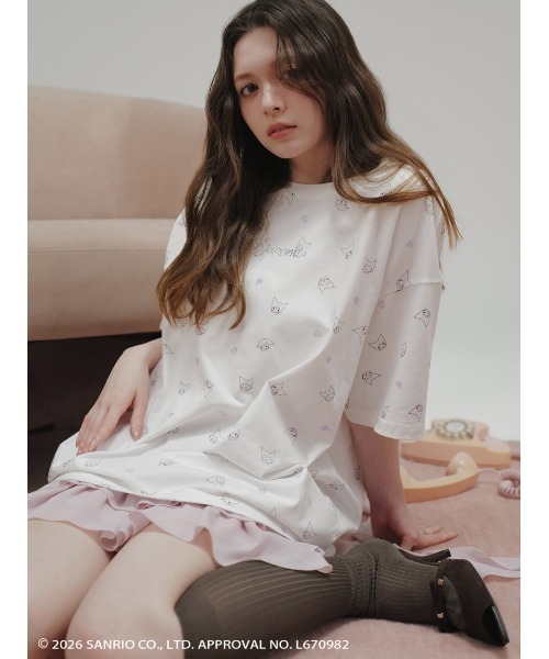 SNIDEL(スナイデル)の「ツイストフリルミニスカショーパン(その他パンツ・レディース・グレー/ホワイト/ピンク・F)」の4枚目の写真