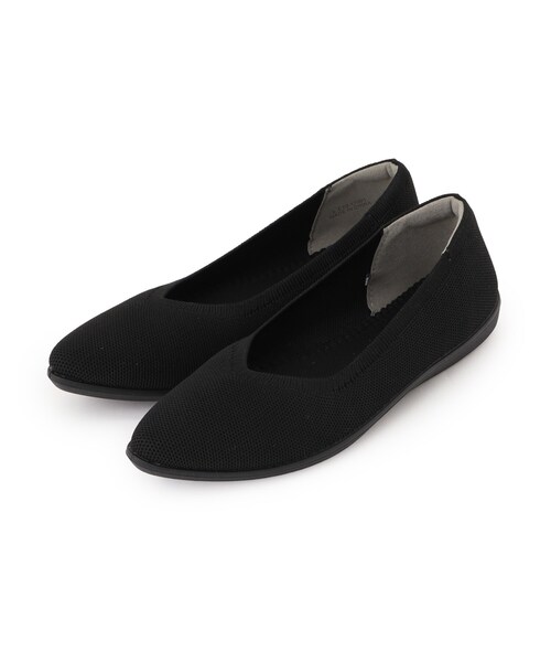 SHOO・LA・RUE(シューラルー)の「【洗える】NEWニットパンプス(パンプス・レディース・ブラック/ブラック系/ダークブラウン系・35/45/25)」の5枚目の写真