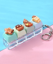 CLOTHY（クロシィ）の「【カチカチしたくなる可愛さ☆】スイーツモチーフ キーキャップ チャーム キーホルダー（キーホルダー）」
