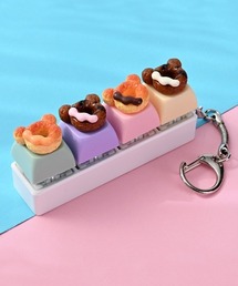 CLOTHY（クロシィ）の「【カチカチしたくなる可愛さ☆】スイーツモチーフ キーキャップ チャーム キーホルダー（キーホルダー）」