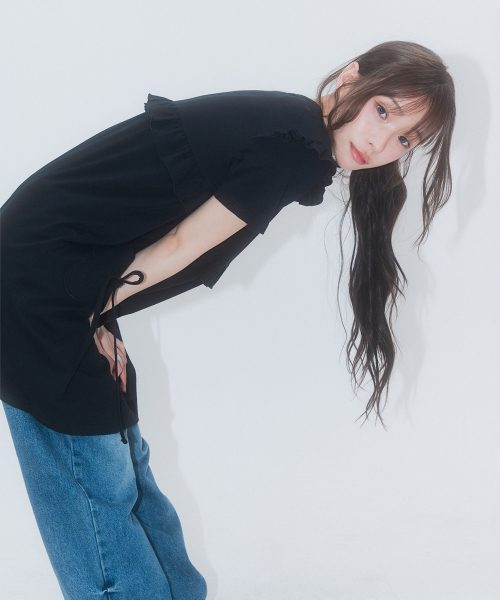 HIGH SCHOOL DISCO(ハイスクールディスコ)の「HSD ラッフルシャーリングワンピース(ワンピース・レディース・その他・SMALL/MEDIUM)」の8枚目の写真