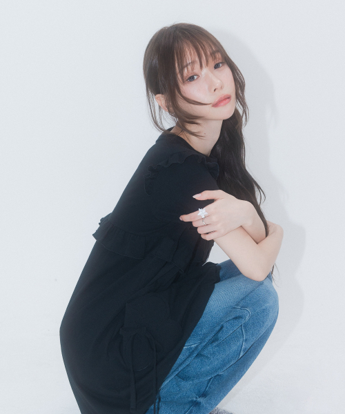 HIGH SCHOOL DISCO(ハイスクールディスコ)の「HSD ラッフルシャーリングワンピース(ワンピース・レディース・その他・SMALL/MEDIUM)」の10枚目の写真
