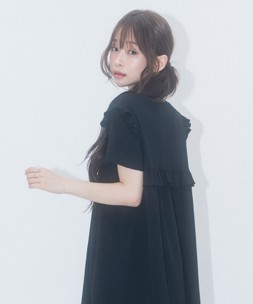 HIGH SCHOOL DISCO(ハイスクールディスコ)の「HSD ラッフルシャーリングワンピース(ワンピース・レディース・その他・SMALL/MEDIUM)」の12枚目の写真