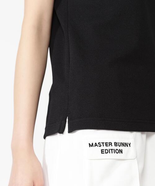 MASTER BUNNY EDITION（マスターバニーエディション）の「【MASTER BUNNY EDITION】ポップコーン半袖ポロシャツ（ポロシャツ・レディース・ホワイト/ブラック/レッド・SMALL/MEDIUM/LARGE）」の13枚目の写真