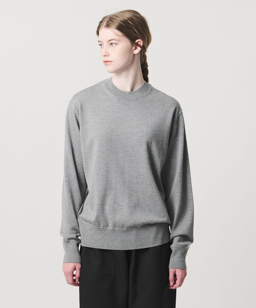 LOEFF(ロエフ)の「<LOEFF>14ケージ ニット プルオーバー(ニット/セーター・レディース・ブラック/ナチュラル/コバルトブルー/グレー系・FREE)」の1枚目の写真