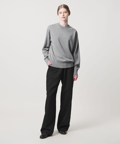 LOEFF(ロエフ)の「<LOEFF>14ケージ ニット プルオーバー(ニット/セーター・レディース・ブラック/ナチュラル/コバルトブルー/グレー系・FREE)」の5枚目の写真