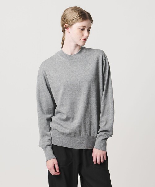 LOEFF(ロエフ)の「<LOEFF>14ケージ ニット プルオーバー(ニット/セーター・レディース・ブラック/ナチュラル/コバルトブルー/グレー系・FREE)」の6枚目の写真