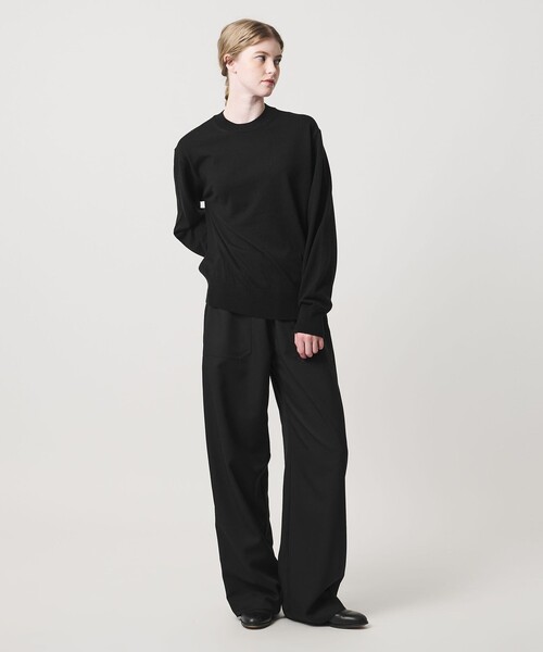 LOEFF(ロエフ)の「<LOEFF>14ケージ ニット プルオーバー(ニット/セーター・レディース・ブラック/ナチュラル/コバルトブルー/グレー系・FREE)」の7枚目の写真