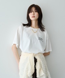 刺繍ロゴTee