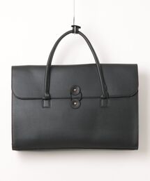 【Leathen Leather（レーセンレザー）】レトロ調 ステッチ 16インチブリーフトート lea-handbag-6-40【RBTS】