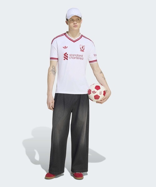 adidas(アディダス)の「リバプールFC 26/27 アウェイ ユニフォーム / アディダス adidas(Tシャツ/カットソー・メンズ・ホワイト・XXX-LARGE/XX-LARGE/X-LARGE/SMALL/MEDIUM/LARGE)」の7枚目の写真