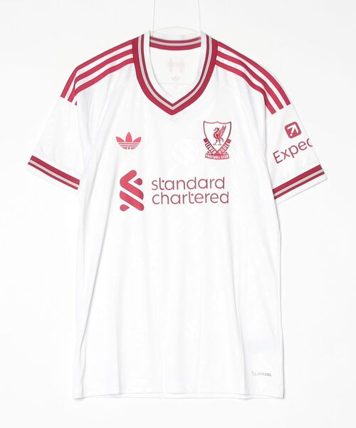 adidas(アディダス)の「リバプールFC 26/27 アウェイ ユニフォーム / アディダス adidas(Tシャツ/カットソー・メンズ・ホワイト・XXX-LARGE/XX-LARGE/X-LARGE/SMALL/MEDIUM/LARGE)」の2枚目の写真