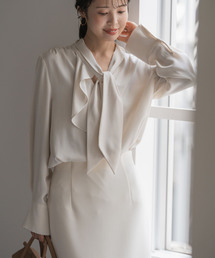 Noble | 《WEB&日本橋店限定追加》ロイヤルサテンボウタイブラウス(シャツ/ブラウス)