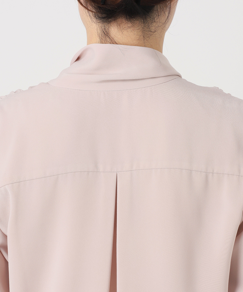 Noble(ノーブル)の「《WEB&日本橋店限定追加》ロイヤルサテンボウタイブラウス(シャツ/ブラウス・レディース・アイボリー/ピンク系その他・FREE)」の20枚目の写真