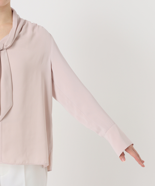 Noble(ノーブル)の「《WEB&日本橋店限定追加》ロイヤルサテンボウタイブラウス(シャツ/ブラウス・レディース・アイボリー/ピンク系その他・FREE)」の21枚目の写真