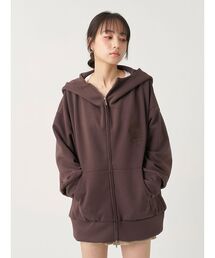 SNIDEL（スナイデル）の「【WEB限定カラーあり】エンブレムロゴボリュームパーカー（パーカー）」