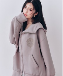 SNIDEL | 【WEB限定カラーあり】エンブレムロゴボリュームパーカー(パーカー)