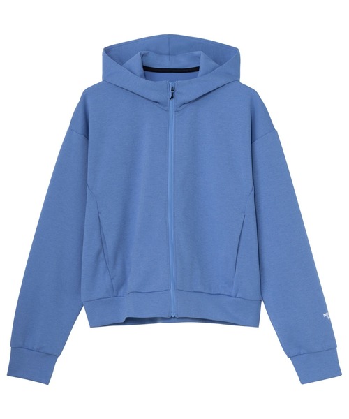 THE NORTH FACE(ザノースフェイス)の「ザ ノース フェイス THE NORTH FACE Motion Cropped Hoodie モーションクロップドフーディ(パーカー・レディース・サックスブルー/ブラック・XL/M/L)」の2枚目の写真
