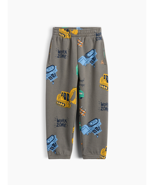 GAP(ギャップ)の「ヴィンテージソフト プリント プルオンジョガーパンツ (幼児・ベビー)(その他パンツ・キッズ・グレー・90cm/100cm/105cm/110cm)」の1枚目の写真