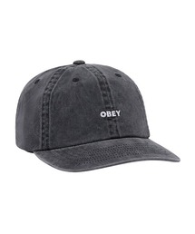 OBEY（オベイ）の「OBEY PIGMENT OBEY BOLD 6 PANEL STRAPBACK（オベイ ピグメント オベイ ボールド 6パネル ストラップバック）（キャップ）」