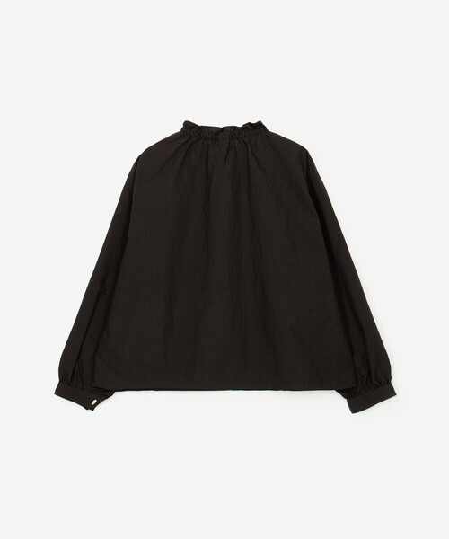 ORCIVAL(オーシバル)の「ORCIVAL | コットンポリエステル ギャザーシャツ CHECK WOMEN(シャツ/ブラウス・レディース・ブラウン系その他/グレー系その他・1)」の5枚目の写真