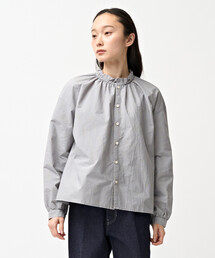 ORCIVAL | ORCIVAL | コットンポリエステル ギャザーシャツ CHECK WOMEN(シャツ/ブラウス)
