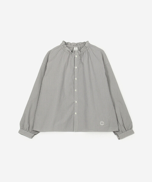 ORCIVAL(オーシバル)の「ORCIVAL | コットンポリエステル ギャザーシャツ CHECK WOMEN(シャツ/ブラウス・レディース・ブラウン系その他/グレー系その他・1)」の19枚目の写真