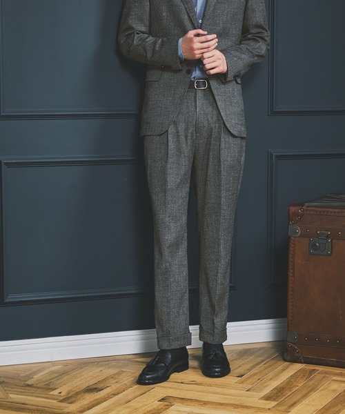 GLOBAL WORK(グローバルワーク)の「ツイードパンツ/Salon de GW/681230(スラックス・メンズ・グレー系その他7・SMALL/LARGE/MEDIUM/X-LARGE)」の1枚目の写真