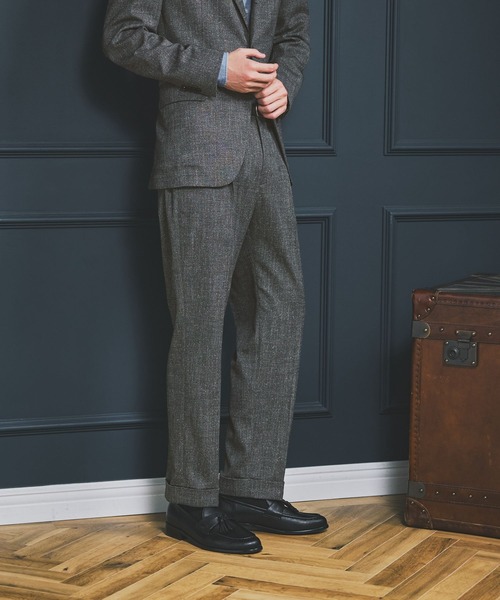 GLOBAL WORK(グローバルワーク)の「ツイードパンツ/Salon de GW/681230(スラックス・メンズ・グレー系その他7・SMALL/LARGE/MEDIUM/X-LARGE)」の7枚目の写真