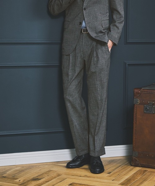 GLOBAL WORK(グローバルワーク)の「ツイードパンツ/Salon de GW/681230(スラックス・メンズ・グレー系その他7・SMALL/LARGE/MEDIUM/X-LARGE)」の9枚目の写真
