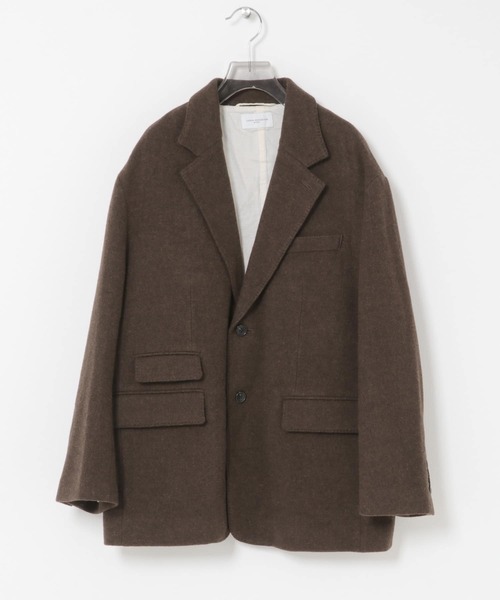 URBAN RESEARCH（アーバンリサーチ）の「new basic　BOILED WOOL JACKET（テーラードジャケット・レディース・ブラウン/ブラック・38/36）」の3枚目の写真