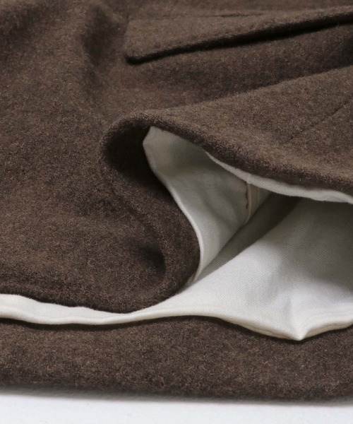 URBAN RESEARCH（アーバンリサーチ）の「new basic　BOILED WOOL JACKET（テーラードジャケット・レディース・ブラウン/ブラック・38/36）」の6枚目の写真