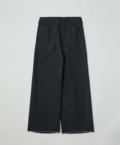 markaware（マーカウェア）の「【saby】TUCK-BAGGY TYPE 3（デニムパンツ・メンズ・ピンク/ブラック・2/1）」の3枚目の写真