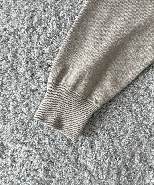 crepuscule(クレプスキュール)の「crepuscule Co/he rib sweat p/o(パーカー・メンズ・オートミール/グレー系その他・2/1)」の7枚目の写真