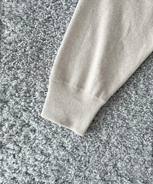 crepuscule(クレプスキュール)の「crepuscule Co/he rib sweat p/o(パーカー・メンズ・オートミール/グレー系その他・2/1)」の13枚目の写真