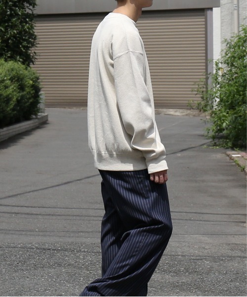 crepuscule(クレプスキュール)の「crepuscule Co/he rib sweat p/o(パーカー・メンズ・オートミール/グレー系その他・2/1)」の9枚目の写真