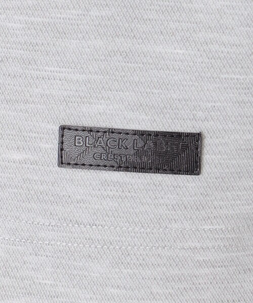 BLACK LABEL CRESTBRIDGE(ブラックレーベル・クレストブリッジ)の「CARREMANメランジハニカムカットソー(Tシャツ/カットソー・メンズ・ネイビー/ライトグレー/ブラック・L/XL/M)」の8枚目の写真