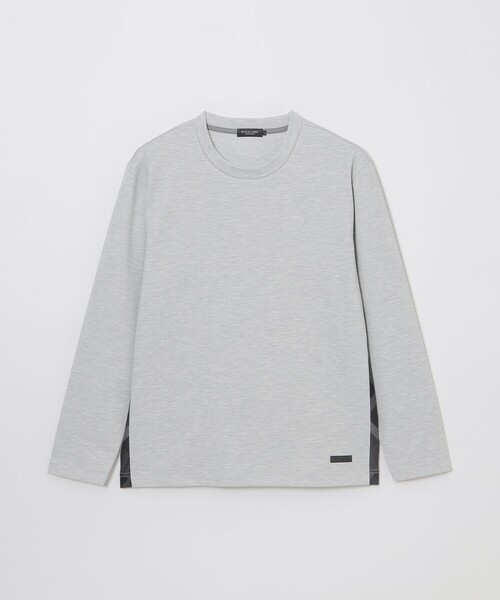 BLACK LABEL CRESTBRIDGE(ブラックレーベル・クレストブリッジ)の「CARREMANメランジハニカムカットソー(Tシャツ/カットソー・メンズ・ネイビー/ライトグレー/ブラック・L/XL/M)」の9枚目の写真