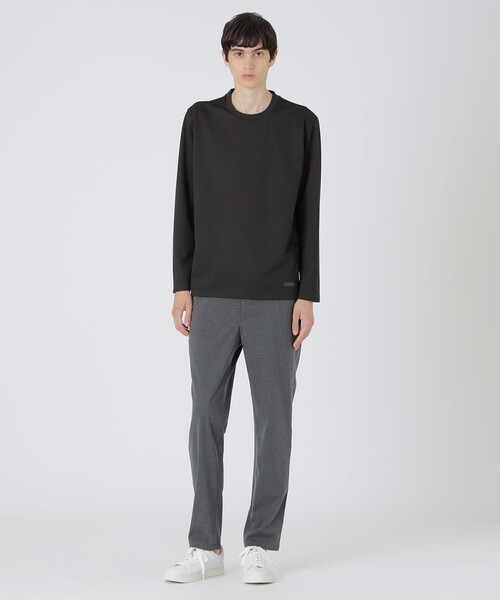 BLACK LABEL CRESTBRIDGE(ブラックレーベル・クレストブリッジ)の「CARREMANメランジハニカムカットソー(Tシャツ/カットソー・メンズ・ネイビー/ライトグレー/ブラック・L/XL/M)」の10枚目の写真
