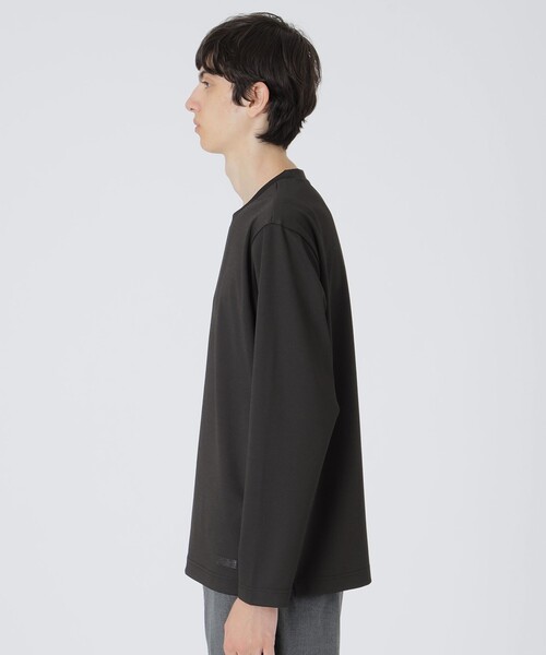 BLACK LABEL CRESTBRIDGE(ブラックレーベル・クレストブリッジ)の「CARREMANメランジハニカムカットソー(Tシャツ/カットソー・メンズ・ネイビー/ライトグレー/ブラック・L/XL/M)」の11枚目の写真