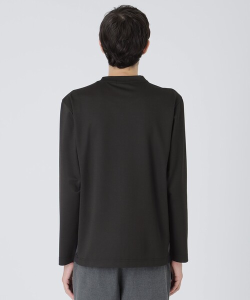 BLACK LABEL CRESTBRIDGE(ブラックレーベル・クレストブリッジ)の「CARREMANメランジハニカムカットソー(Tシャツ/カットソー・メンズ・ネイビー/ライトグレー/ブラック・L/XL/M)」の12枚目の写真