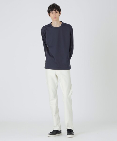 BLACK LABEL CRESTBRIDGE(ブラックレーベル・クレストブリッジ)の「CARREMANメランジハニカムカットソー(Tシャツ/カットソー・メンズ・ネイビー/ライトグレー/ブラック・L/XL/M)」の16枚目の写真