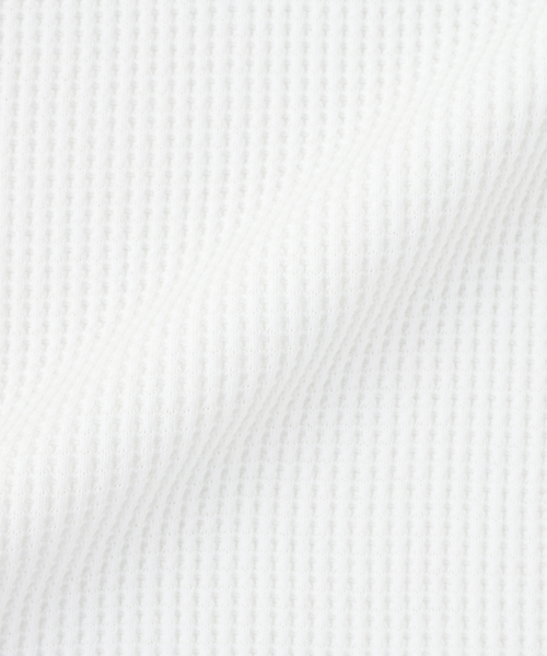 417 EDIFICE(フォーワンセブンエディフィス)の「Hanes / ヘインズ Thermal Top クルーネックL/S(Tシャツ/カットソー・メンズ・ブラック/ホワイト・MEDIUM/LARGE/X-LARGE)」の3枚目の写真