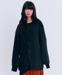 MONDEWORK（モンドワーク）の「サークル刺繍ロングスリーブシャツ（シャツ/ブラウス）」
