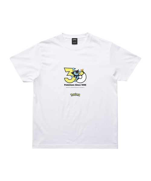 ZOZOSPOT(ゾゾスポット)の「Pokemon 30th Anniversary 1025 T-shirt 「ルクシオ」(Tシャツ/カットソー・レディース・ホワイト・SMALL/MEDIUM/LARGE/X-LARGE/XX-LARGE/XXX-LARGE/100cm/110cm/120cm/130cm/140cm/150cm/160cm)」の1枚目の写真