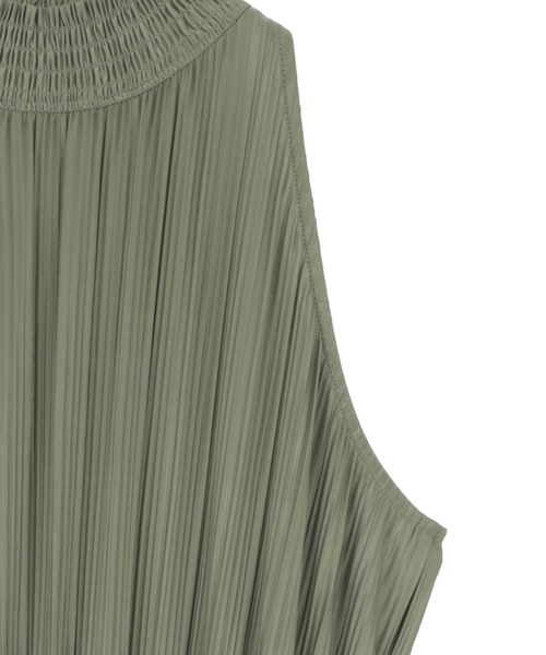SOFFITTO（ソフィット）の「【SAMSOE SAMSOE/サムソーサムソー】Uma Dress Overland Trek（ワンピース・レディース・カーキ・FREE）」の4枚目の写真