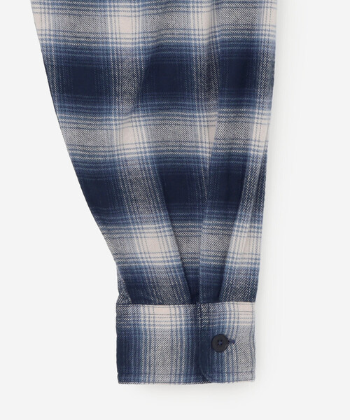 DANTON(ダントン)の「DANTON | フランネル レギュラーカラー長袖シャツ MEN(シャツ/ブラウス・メンズ・ブルー系その他/ブラック系その他・40/42)」の7枚目の写真