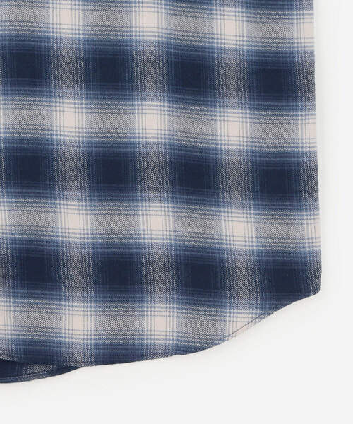 DANTON(ダントン)の「DANTON | フランネル レギュラーカラー長袖シャツ MEN(シャツ/ブラウス・メンズ・ブルー系その他/ブラック系その他・40/42)」の8枚目の写真